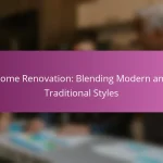 Home Renovation: Blending Modern and Traditional Styles