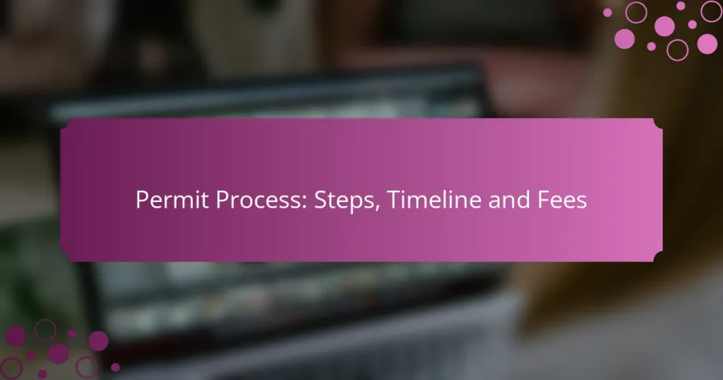 Permit Process: Steps, Timeline and Fees
